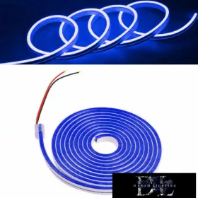 UNIVERSO Neon LED szalag 12v 2835-120D-8w/M Kék IP65 5M