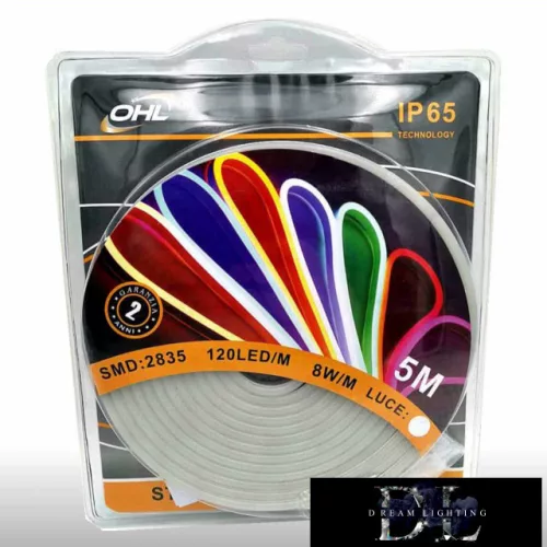 UNIVERSO Neon LED szalag 12v 2835-120D-8.6w-946lm/M 6500k IP65 5M