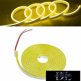 UNIVERSO Neon LED szalag 12v 2835-120D-8w/M Sárga IP65 5M