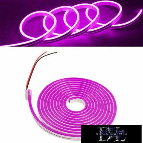 UNIVERSO Neon LED szalag 12v 2835-120D-8w/M Lila IP65 5M