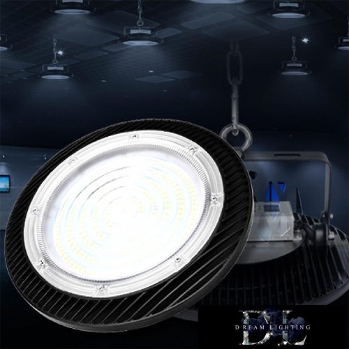 UNIVERSO csarnok világítás 200w 24000lm 6500k IP65 ∅400 fekete