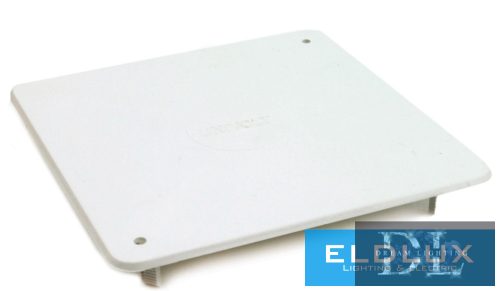 Dietzel Kötődoboz fedél (MÜDK) négyzetes csavaros fehér műanyag 200mm x 200mm AK/RD 200