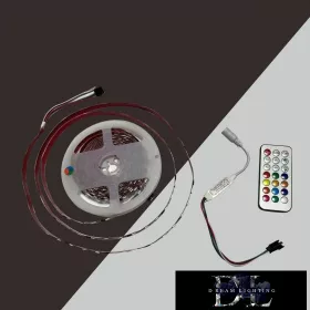   UNIVERSO Digitális LED szalag (futófény) vezérlővel 60db-9.6W/m RGB IP20 5M