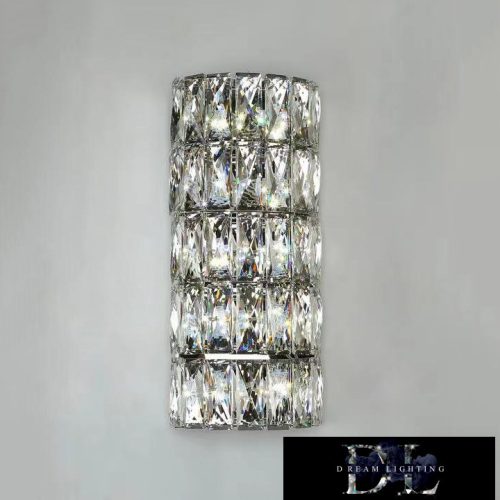 ELDLUX Kristály üveg fali lámpa LED 10W CCT 800lm IP20 160*110*390mm