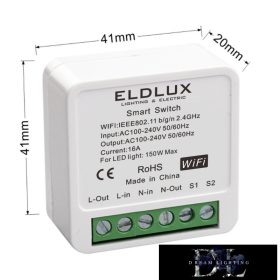 ELDLUX Smart Home WiFi-s megszakító Max.3860w/16A