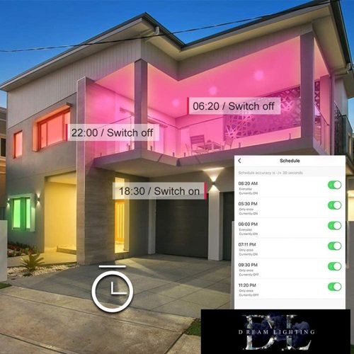 ELDLUX Smart Home WiFi-s izzó C37 E14 4.5w 450lm RGB+CCT