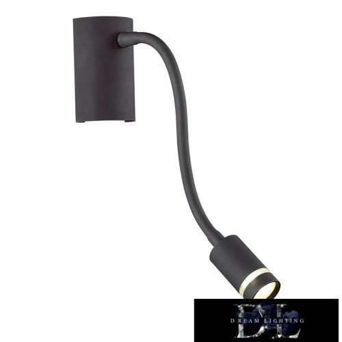 ELDLUX FLEXI Fali lámpa 3W WW fekete
