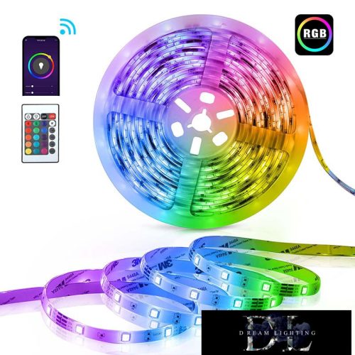 ELDLUX Smart Home WiFi-s zenei RGB LED szalag 3.6w-35lm-30D/m 10m