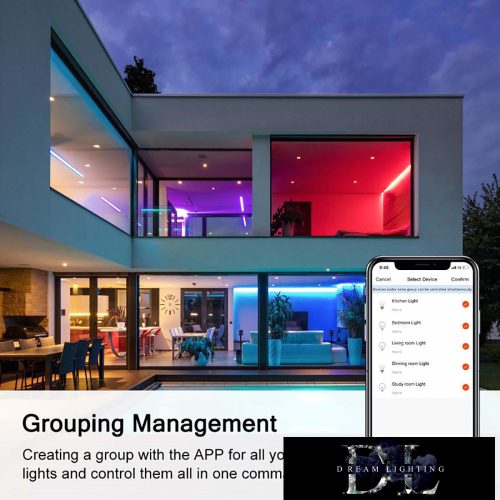 ELDLUX Smart Home WiFi-s zenei RGB LED szalag 3.6w-35lm-30D/m 10m