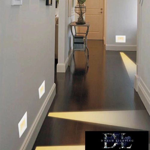 UNIVERSO süllyesztett LED lámpatest PIR 1.3w 25lm 4000k 3m-120°-45sec IP20 fehér