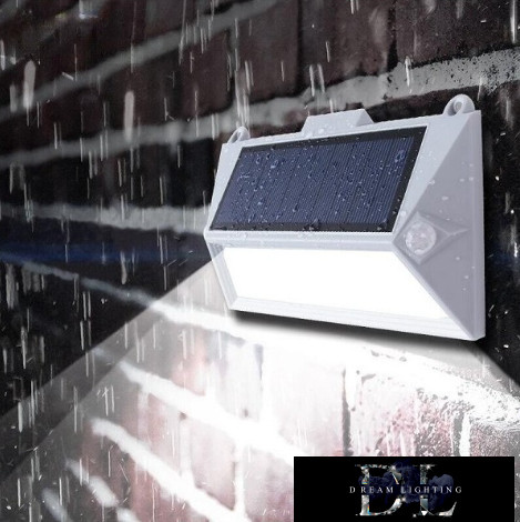 UNIVERSO Solar fali lámpa PIR 5V 0.8w 150lm 3000k IP65 szürke