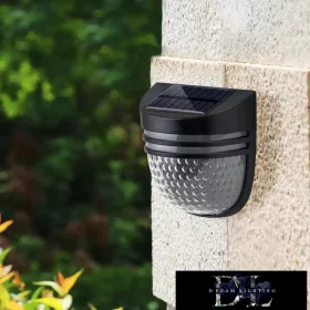   UNIVERSO Solar fali lámpa 5V 0.3w 30lm 6500k IP65 fekete 110x102x57mm