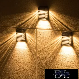   UNIVERSO Solar fali lámpa 5V 0.3w 30lm 3000k IP65 fekete 120x120x90mm