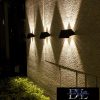 UNIVERSO Solar fali lámpa 5V 1w 60lm 6500k IP65 fekete 170x80x73mm