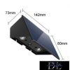 UNIVERSO Solar fali lámpa 5V 1w 60lm 6500k IP65 fekete 170x80x73mm