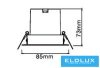 UNIVERSO Spot lámpa 10w 3000k 645lm 27° RA90 ∅85×73mm kivágás:D75 IP20 fehér