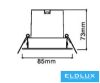 UNIVERSO Spot lámpa 10w 4000k 645lm 27° RA90 ∅85×73mm kivágás:D75 IP20 fehér