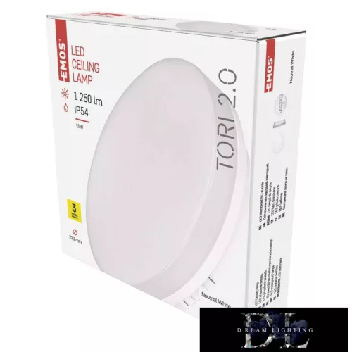 EMOS TORI LED lámpa körös 15W 1250lm NW IP54 fehér