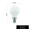 EMOS LED izzó True Light Mini Globe/E14/4.2W/470lm/természetes fehér