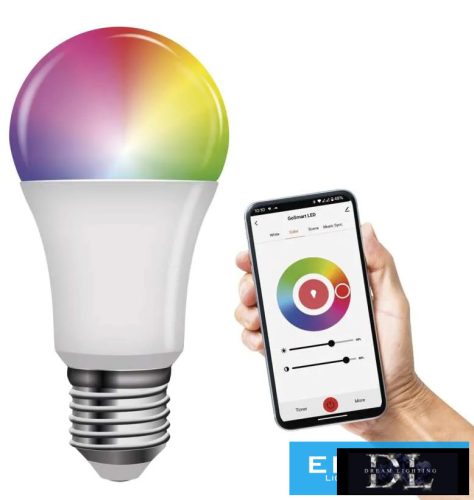 EMOS LED izzó GoSmart A60 / E27 / 11 W (75 W) / 1 050 lm / RGB / dimmelhető / Zigbee