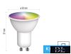 EMOS LED izzó GoSmart MR16 / GU10 / 4,8 W (35 W) / 400 lm / RGB / dimmelhető / Zigbee