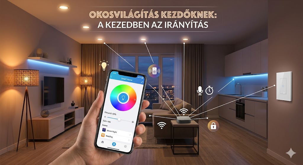 Okosvilágítás (Smart Home) kezdőknek: A nagy útmutató – Hogyan irányítsd a fényt a telefonodról?